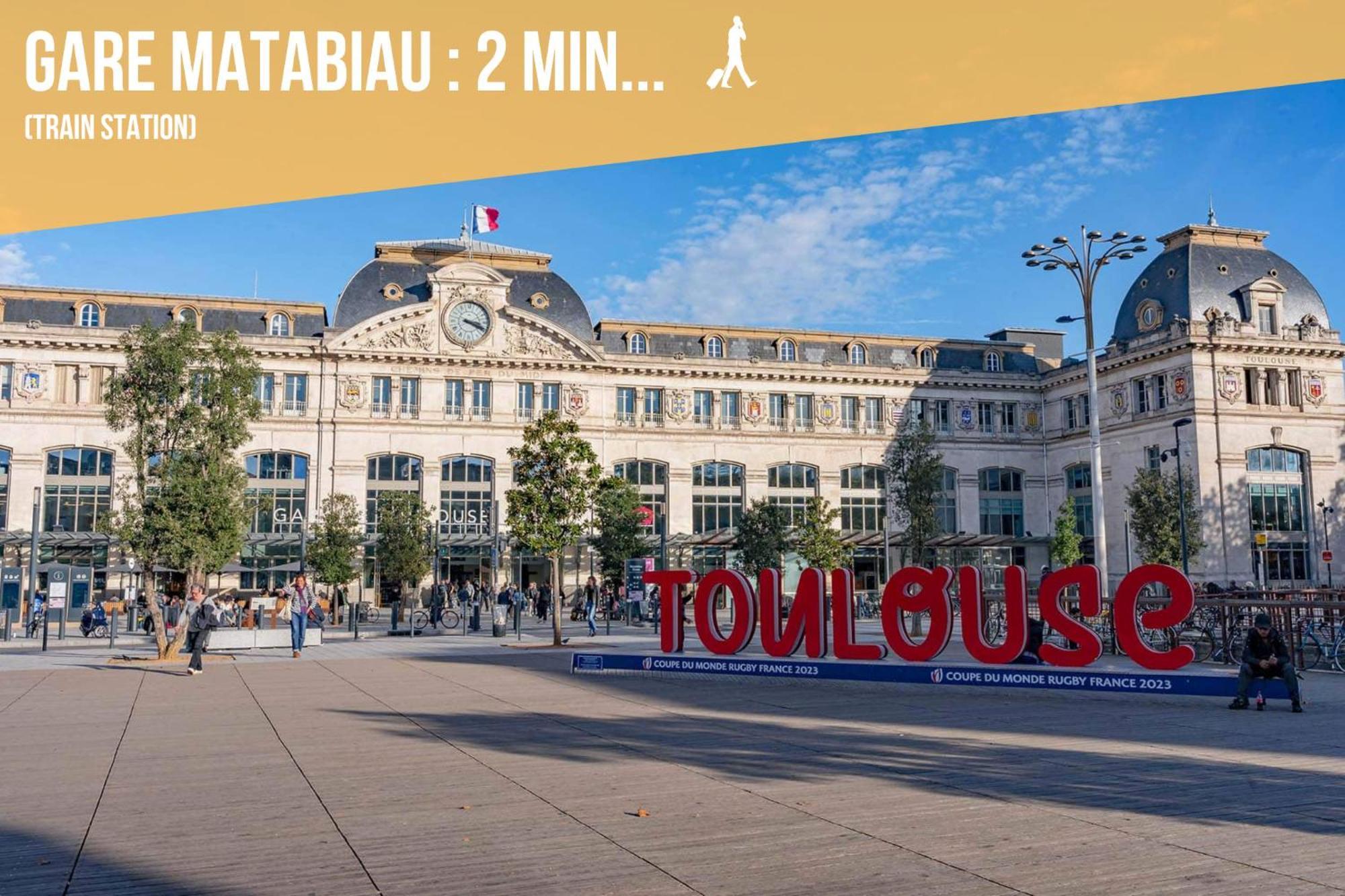 Apartamento Moderne - Centre - Gare Matabiau Toulouse Exterior foto